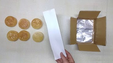 How to easily package melt and pour soap in shrink wrap bags.