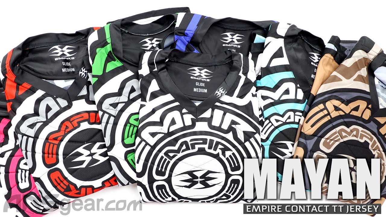 Maillot De Paintball Rembourré Empire Contact TT, Bleu Maya, Taille Large