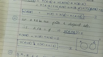 Practical problems on union & Intersection of sets #Ex. - 1.6# part-1 #Maths #11th #ch-1-SETS