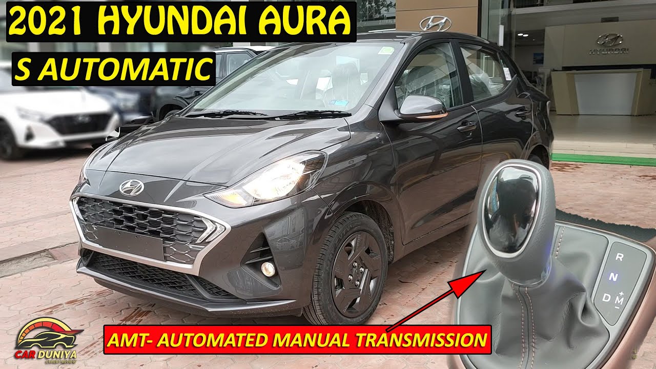 Hyundai Aura S Amt Automatic 2021 ! Covered all basic features AMT Easy