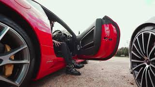 New This Month Woman Stepping Into Ferrari Slow Motion Resimi