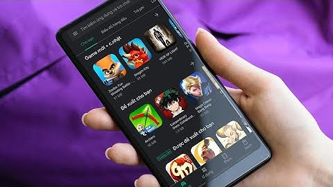 Cách bật nền đen cho CH Play tuyệt đẹp (Play Store dark mode)