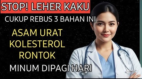 Rebusan Ajaib Penurun Kolesterol dan Asam Urat Paling Cepat! Cuma Butuh 3 Bahan di Dapur