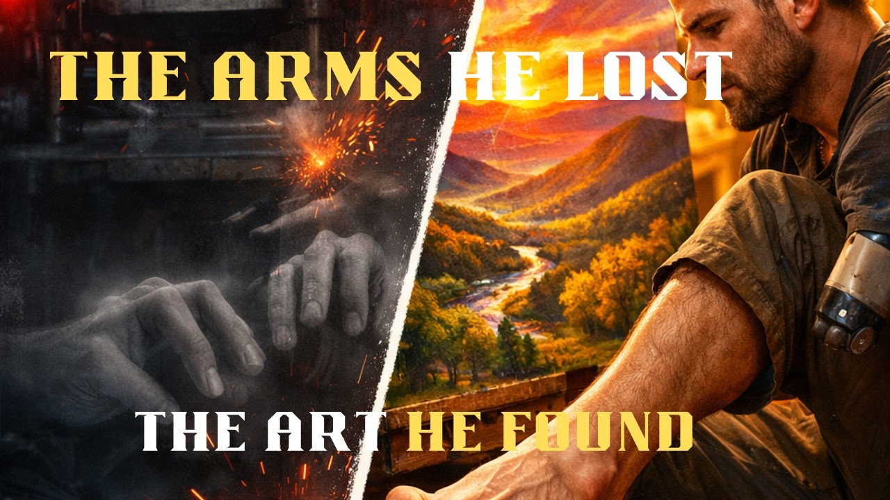 Потерял обе руки в результате несчастного случая — рисует ногами, его работы продаются по 50 000 ...