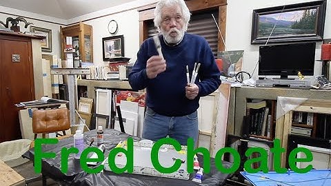 Painting Supplies, Fred Choate