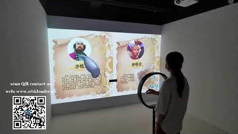 AR flip book projection, desktop book projection, interactive projection flip book