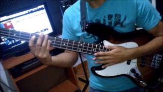 LEFT HANDED BASS Slap Improvisation (Funk Style)