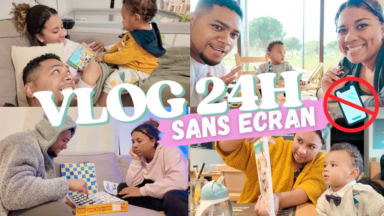VLOG FAMILYSHOUU - 24H SANS ECRAN - AVONS NOUS TENU LE CHALLENGE? 😱📲