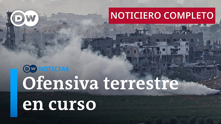 DW Noticias del 29 de octubre: Israel amplía ofensiva en Gaza [Noticiero completo]