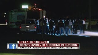 Man transported to hospital after deputy-involved shooting in Dunedin