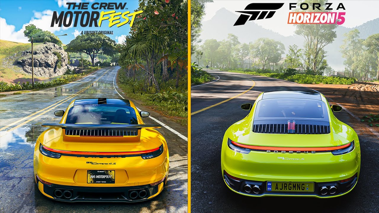 PS5) The Crew Motorfest VS Forza Horizon 5 (XSX) GRAPHICS