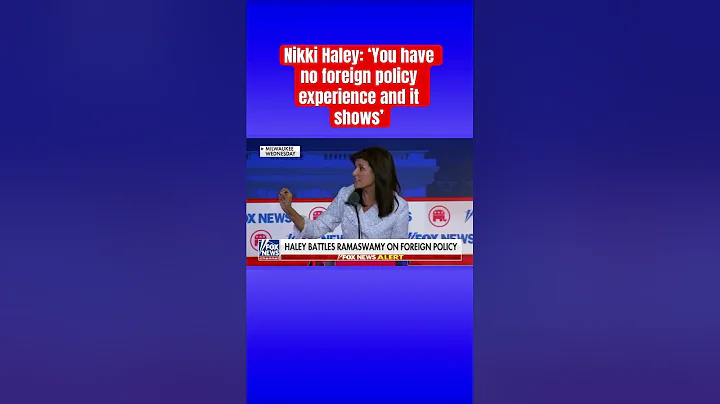 Nikki Haley SLAMS Vivek Ramaswamy on foreign policy #shorts