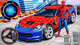 SuperHero  Car Stunt Mega Ramps - Impossible GT Car Driving Tracks - Android Gameplay screenshot 4