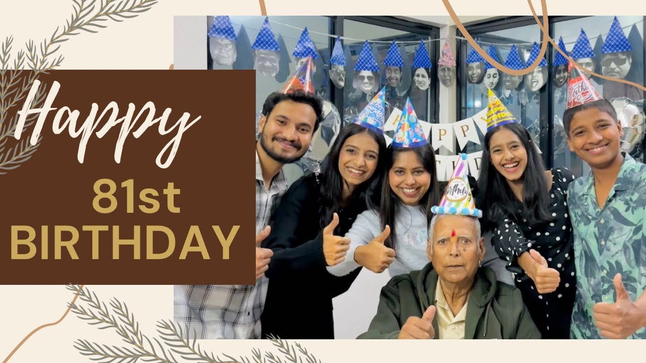 Celebrated Aajoba’s 81st birthday with relatives🎁 #familyvlog #birthdaycelebration #relatives #fun 