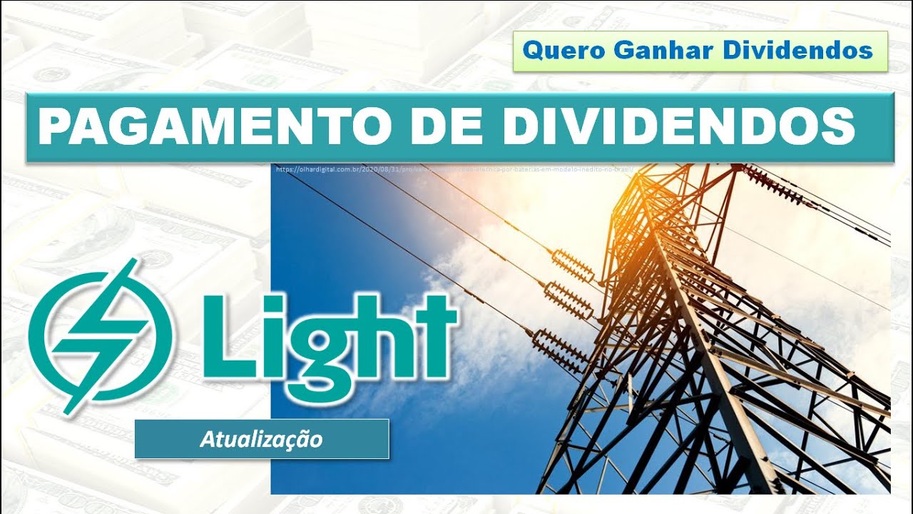 Light pagará 164,3 milhões em Dividendos - ATUALIZAÇÃO #LIGT3 #Light #SetorElétrico #Dividendos