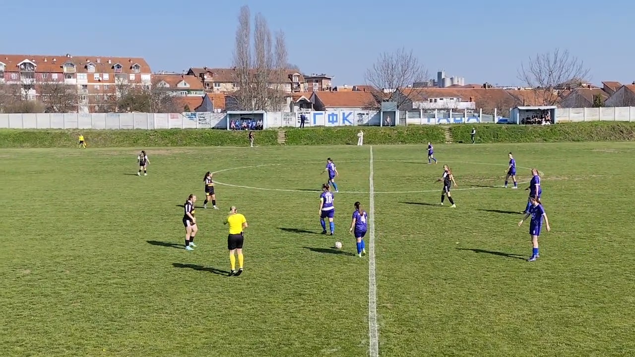 ŽFK JAGODINA - ŽFK PRAVE DAME 0:0 (0:0) Prva liga Srbije za žene 25/26 11. kolo