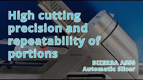 Bizerba A550 Automatic Slicer (2015) - up to 250 slices per minute #usedmachines #bmgtrade