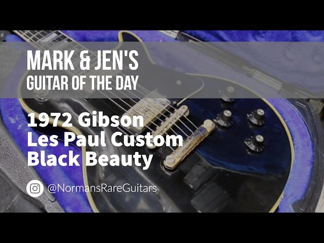 1972 Gibson Les Paul Custom | Guitar of the Day - YouTube