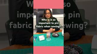 Why it is so important to pin fabric and when sewing? #sewing #sewinghacks #craft