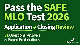 Full 🎯 Pass the NMLS SAFE MLO Test 2026: Application Through Closing Review Guide