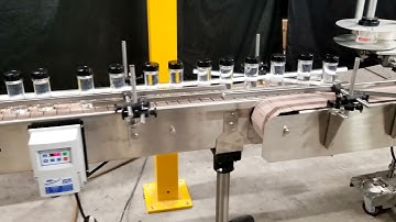 Capping Machine with Waterfall Feeder + Labeler - Acasi Machinery