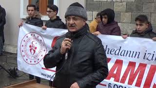 Erzi̇ncanda Sarikamiş Şehi̇tleri̇ni̇ Anma Yürüyüşü Yapildi