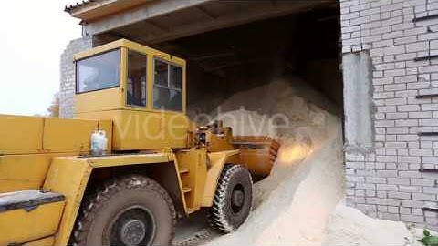 Sawmill. View On Loader Loading Sawdust - Stock Footage | VideoHive 15200805