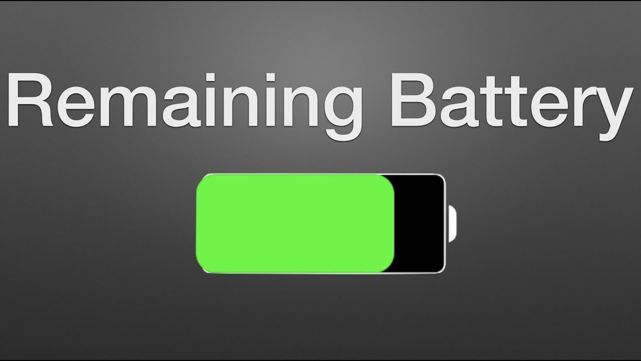 Battery remain