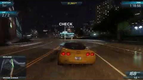 NFS MW 2012  - Chevrolet Corvette - Cruise Control - RTX 2060 Super - Ryzen 2700X - 1080p Full HD