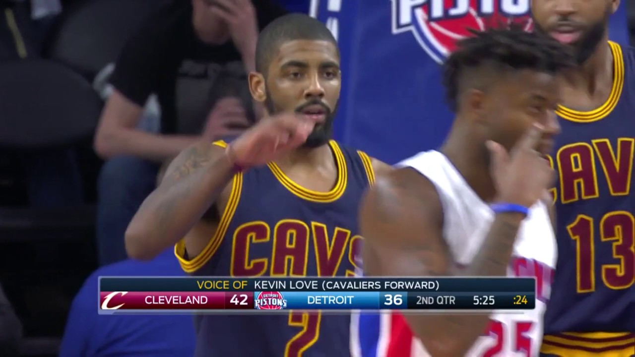 Kyrie Irving 27 Points Highlights Cavaliers vs Pistons 3.9.17 16
