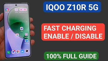 IQOO Z10R me fast charging enable/disable kaise kare