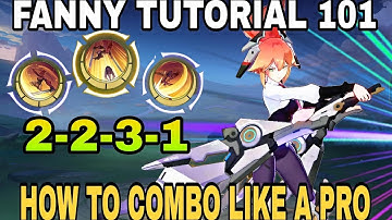 FANNY TUTORIAL 101: HOW TO ONE SHOT COMBO LIKE A PRO | MLBB
