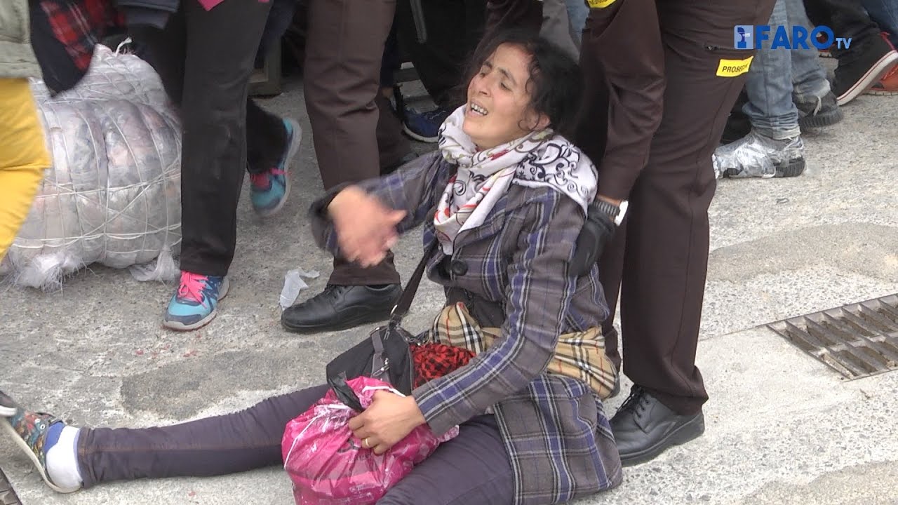 Avalanchas, heridos y caos en el Tarajal