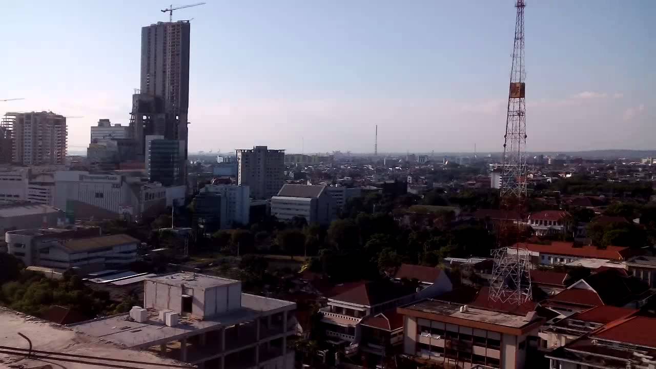 Pemandangan Kota Surabaya Dari Puncak Gedung Youtube