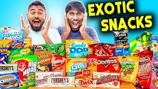 Eating The Most Exotic Snacks In The World | வேறலெவல் Fun