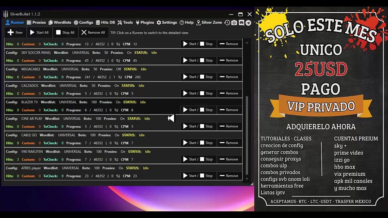 PACK CONFIGS SILVERBULLET OPENBULLET