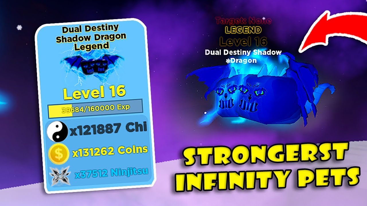 This S Strongest Legend Infinity Pets In Ninja Legend Simulator - details about roblox ninja legends dual destiny shadow dragon legend