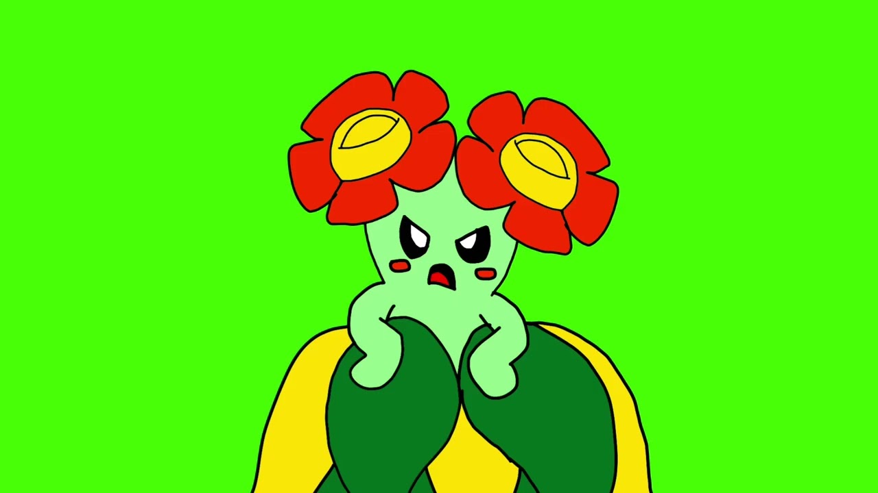 K-Fee Lite Angry Bellossom Green Screen (Reupload)