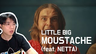 LITTLE BIG - MOUSTACHE (feat. NETTA) korean reaction 러시아가수