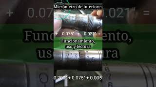 Micrómetro de Interiores #micrometer  #ingenieria  #mecanica #ingleal