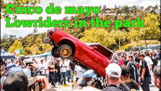 Cinco de Mayo lowriders at Pasadena Park ￼5\/5\/24