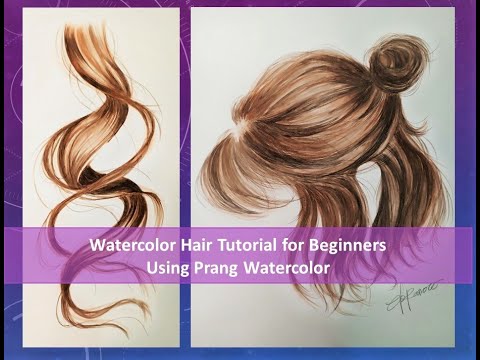 Hair Watercolor For Beginners Sd Painting Let S See If We Can Do Kirsty Partridge Tutorial You - How To Watercolor Paint Hair