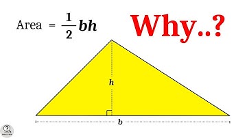 What is the formula for area of a triangle? | Proof of the equation of area of a triangle | Geometry