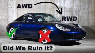 Porsche 996 Carrera 4 - 2 Wheel Drive Conversion Test Drive! - Rennlist 2 Wheel Drive Conversion!