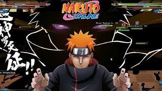 Naruto Online - FIRST GAMEPLAY Pain [Six Path Rinnegan] IMPROVED SKILL [English Server]
