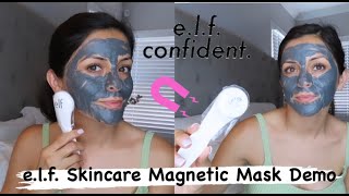 e.l.f. Beauty Shield Recharging Magnetic Mask | Skincare &amp; Demo | Does it really work?