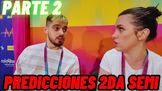 PREDICCIONES SEGUNDA SEMIFINAL EUROVISION 2024 CON @lavadom_