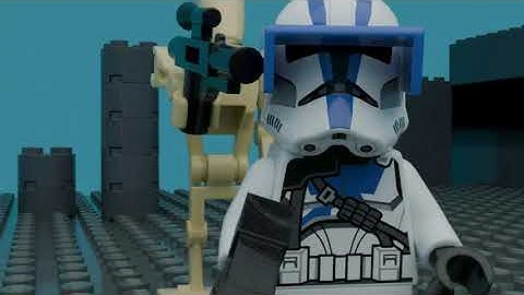 Clone Trooper Last Stand | Lego Blender Animation