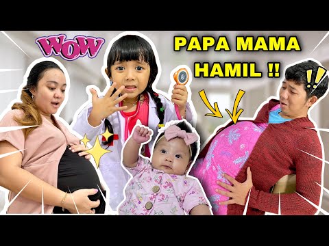 MAMAH HAMIL VS PAPAH HAMIL MELAHIRKAN ADEK LAGI?? | 24 Jam Menjadi Ibu Hamil