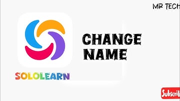How to Change Name in Sololearn Application